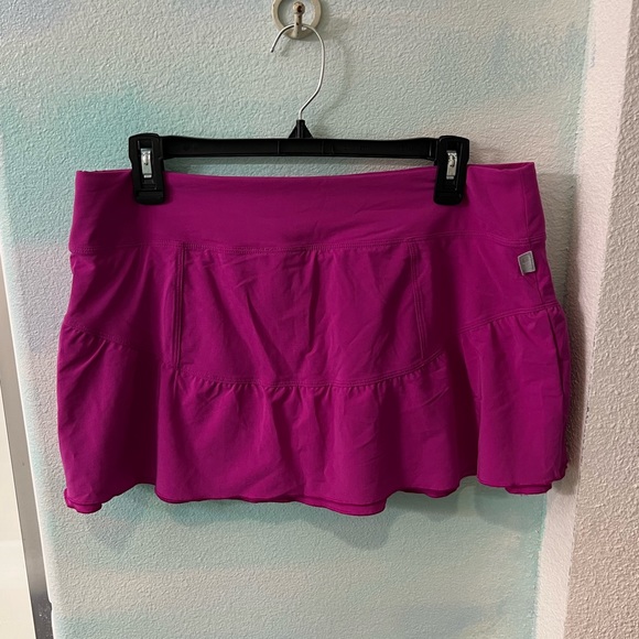 Nike Pink Tennis Skirt with Built in Shorts - Picture 4 of 8